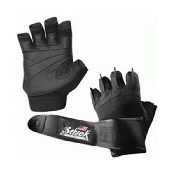 Schiek Sports H-540XS Platinum Gel Lifting Gloves with Wrist Wraps - XS H-540XS - main